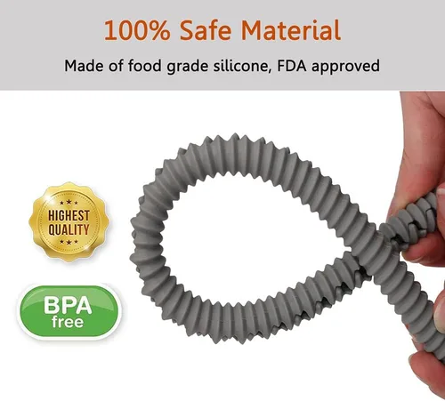 Miniatura 6 de LeeYean Protectores de horno para estanterías, paquete de 4 protectores de silicona resistentes al calor, protegen contra quemaduras y cicatrices