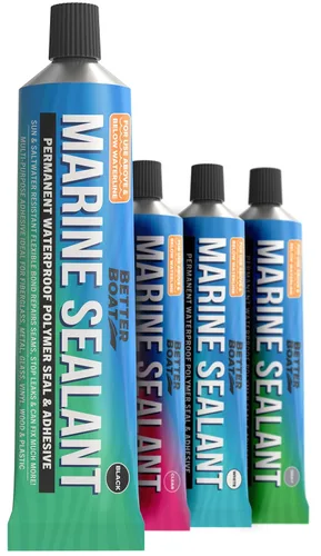 Miniatura 15 de Sellador y adhesivo marino, calafateo impermeable de grado marino, sellador de agua de alta temperatura para barco, automóvil, RV, sin silicona, 1