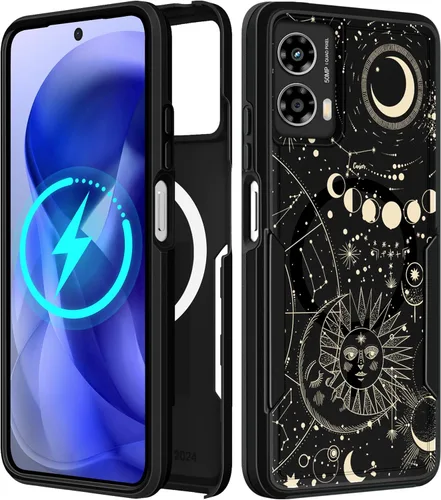 Miniatura 73 de Funda para Moto G 5G 2024 – Compatible con MagSafe para mujeres y niñas, bonita funda protectora magnética para teléfono, diseño femenino Kawaii