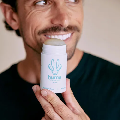 Miniatura 7 de Hume Supernatural Desodorante sin aluminio para mujeres y hombres, seguro para pieles sensibles, probiótico, a base de plantas, sin bicarbonato
