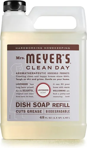 Miniatura 111 de Mrs. Meyer’s Clean Day - Detergente líquido para platos, aroma a lavanda, botella de 16 oz