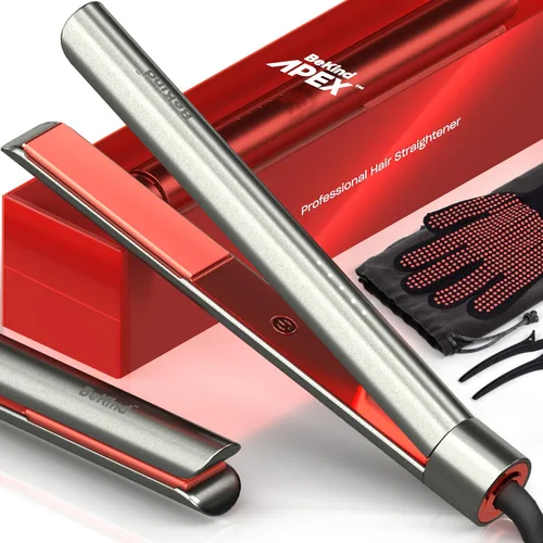 Miniatura 12 de Bekind Apex Plancha Alisadora de Cabello 2 en 1 Plancha Alisadora y Rizadora de 1" 460°F para Todos los Peinados Tecnología UltraSmooth Azul