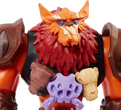 Miniatura 5 de Masters of the Universe and He-Man Beast Man Figura de acción con Power Attack Move y 2 accesorios inspirados en la serie animada MOTU Netflix