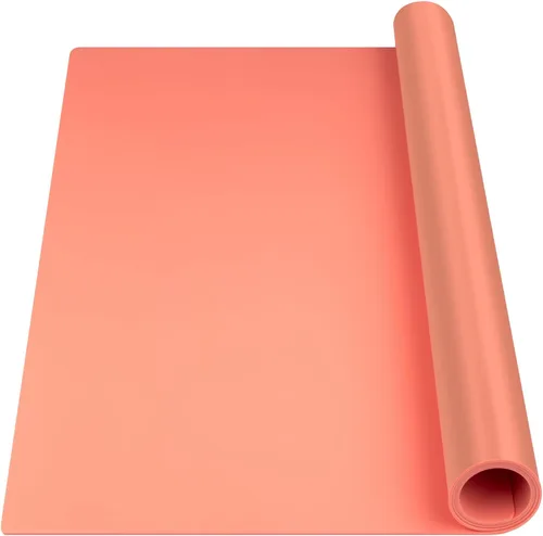 Miniatura 9 de Alfombrilla de silicona resistente al calor para encimera, alfombrillas de silicona multiusos grandes para manualidades, tamaño de banco de trabajo