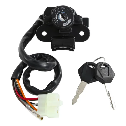Miniatura 3 de TCT-MOTORPARTS Llave de bloqueo del interruptor de encendido para Kawasaki ZX6R ZX7R ZX750 ZX9R ZX900 ZZR400 ZZR600