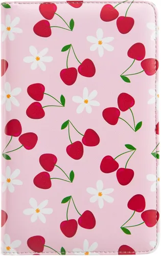 Miniatura 7 de Libreta rosa para mesera, libro para camarera, lindos libros para meseros con bolsillo con cierre, organizador de libros para meseras, talonario