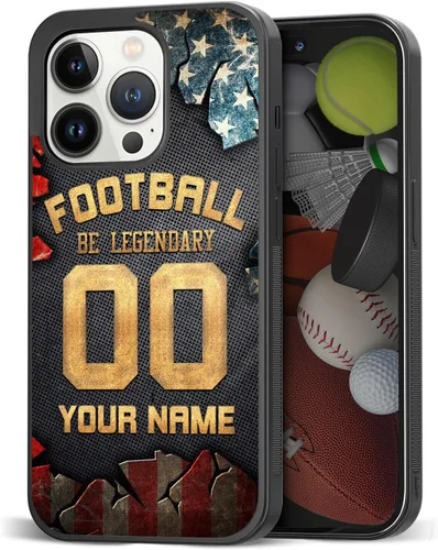 Miniatura 50 de Fundas de teléfono personalizadas con nombre, diseño vintage con textura de metal para iPhone 6, 7, 8, 11, 12, 13, 14, 15, 16, 17 Pro Max Plus Mini