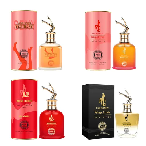 Miniatura 19 de Hybrid & Company Mujer 4 unids Belleza Rosa Cambio París Mujeres Romántico Pour Femme Perfume Natural Spray Fresco Fragancia
