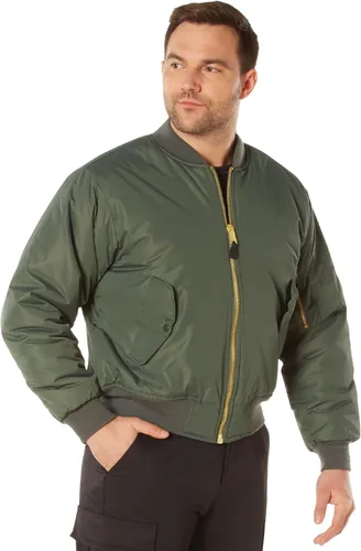 Miniatura 5 de Rothco Enhanced Nylon Bomber Jacket Flight Style Cold Weather Winter Coat