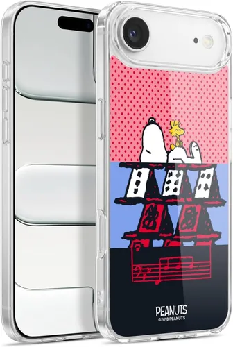 Miniatura 250 de Head Case Designs Funda de gel con licencia oficial de Peanuts Snoopy & Woodstock Halfs and Laughs [protección de grado militar] compatible