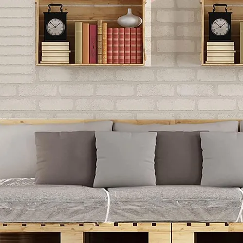 Miniatura 6 de Fundas de cojín de plástico para asiento de sofá, 4 fundas transparentes impermeables para sofá, fundas de sofá impermeables de PVC, fundas de sofá