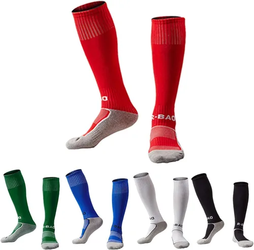 Kids Soccer Socks 5 Pack 1 Pack Knee High Tube Socks Towel Bottom Pressure Football Socks 4-13 Years Little KidBig Kid