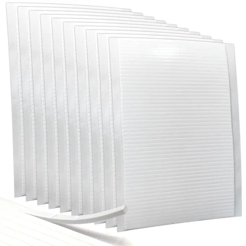 Birllaid Tiras adhesivas de espuma de doble cara, tiras de espuma 3D con soporte adhesivo para álbumes de recortes, 10 hojas de 6 x 4 pulgadas