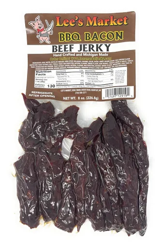 Miniatura 7 de Lee's Market Carne seca de rábano picante - Suave y tierna - Bocadillo saludable bajo en carbohidratos y sin gluten - Apto para paleo y keto