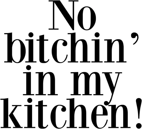 Miniatura 2 de Decal Serpent No Bitchin' in My Kitchen - Delantal divertido para cocinar, para hornear, color verde bosque