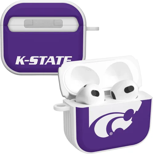 Miniatura 27 de Affinity Bands Kansas State Wildcats HDX Case Cover Compatible with Apple AirPods Gen 1 & 2 (Paint Stripe)