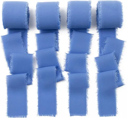 Miniatura 16 de Cinta de gasa verde aguamarina de 1.5 pulgadas x 40 yardas, color azul turquesa, perfecta para envolver regalos, invitaciones de boda y manualidades