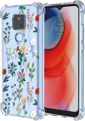 Miniatura 69 de Funda para Moto G Stylus 2021 4G Clear Flower Funda de teléfono TPU suave a prueba de golpes, antiarañazos, funda protectora para Motorola G Stylus