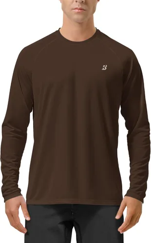 Miniatura 20 de Roadbox Camisas de Protección Solar UV UPF 50+ para Hombres Manga Larga SPF Rash Guard para Pesca Senderismo Natación Correr 2 Pack - blanco