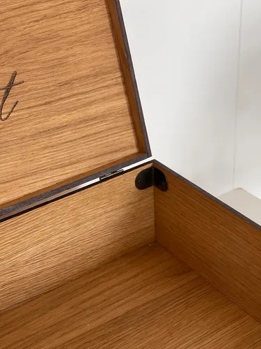 Miniatura 6 de Caja de madera personalizada con nombre para recuerdos, recuerdo, regalo para él, ella, novio, novia, bebé, niña, hermano, hermana, chico, padrinos