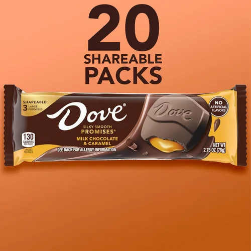 Miniatura 3 de DOVE Large PROMISES - Caramelo de chocolate con leche, 2.75 onzas (paquete de 20)