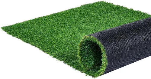 VEVOR Alfombra de césped artificial, 3 x 5 pies de alfombra de césped gruesa para interior y exterior, alfombra de césped sintético realista de