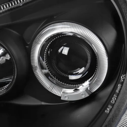Miniatura 6 de Volkswagen Beetle luces frontales halógenas proyectoras., Negro