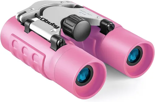 Miniatura 13 de Binoculares reales para niños. Regalos para niños de 3 a 12 años. Niños o niñas. Binoculares compactos de juguete de 8x21 con óptica de alta Azul