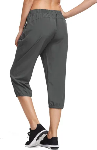 Miniatura 2 de baleaf Women's Lightweight Capri Jogger Hiking Shorts Running Capri Pants Quick Dry UPF 50+ Zipper Pockets