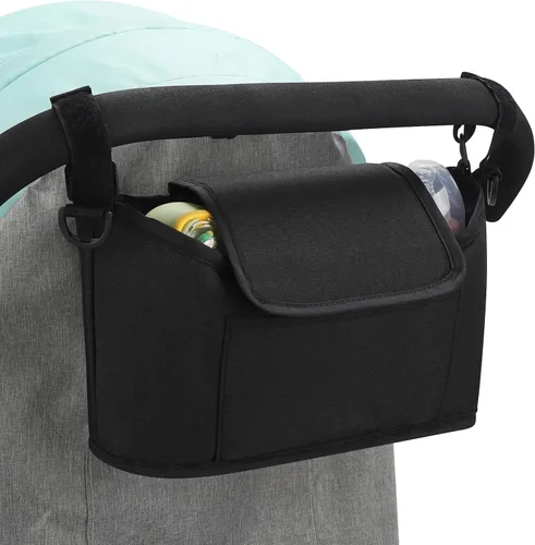 Miniatura 4 de Accmor Organizador universal para cochecito, organizador de bolsa de cochecito, organizador de cochecito, accesorios para Uppababy, Baby Jogger