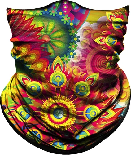 Miniatura 28 de Obacle Bandana sin costuras, máscara facial rave, para mujeres y hombres, para protección contra el polvo, el viento y el sol