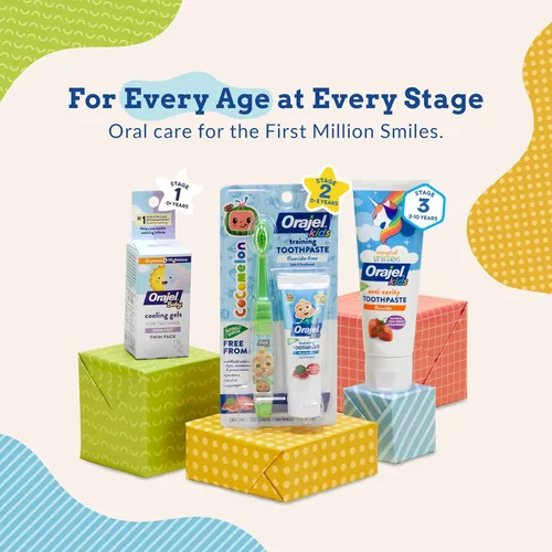 Miniatura 5 de Orajel Gel de Enfriamiento Diurno para Dentición de Bebé, Sin Medicamentos, Marca Recomendada #1 por Pediatras para Dentición*, Un Tubo de 9.6ml