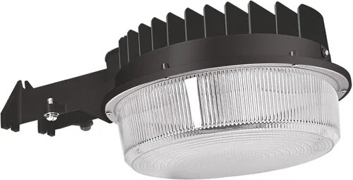 Luz LED de granero 150W, luz de patio al aire libre del atardecer al amanecer con fotocélula súper brillante 22,500lm 5000K luz diurna, reemplazo de