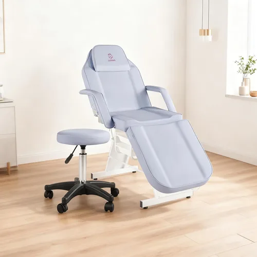 Miniatura 2 de Silla facial de masaje de 73 pulgadas, cama de masaje multiusos de 3 secciones, mesa de tatuaje profesional, equipo de spa para spa facial,