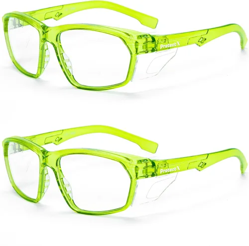 Miniatura 71 de ProtectX Lentes de lectura elegantes para mujeres y hombres, antivaho y antiarañazos, protección UV, gafas de seguridad antiimpactos