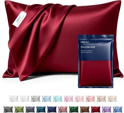 Miniatura 42 de MR&HM - Funda de almohada de satén 16- verde floral
