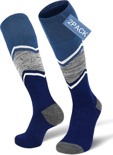 Miniatura 9 de Fitrell Paquete de 23 calcetines de esquí para hombre, para esquí, snowboard, calcetines cálidos de lana de invierno acolchados