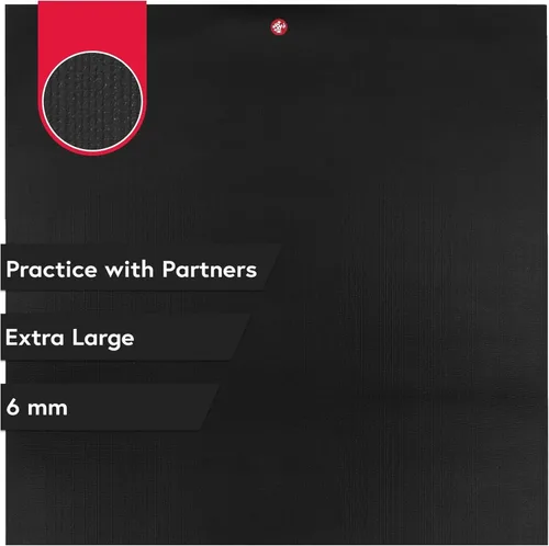 Miniatura 24 de Manduka PRO - Tapete de yoga premium de 0.236 pulgadas de grosor, respetuoso con el medio ambiente, agarre de alto rendimiento, acolchado, Negro