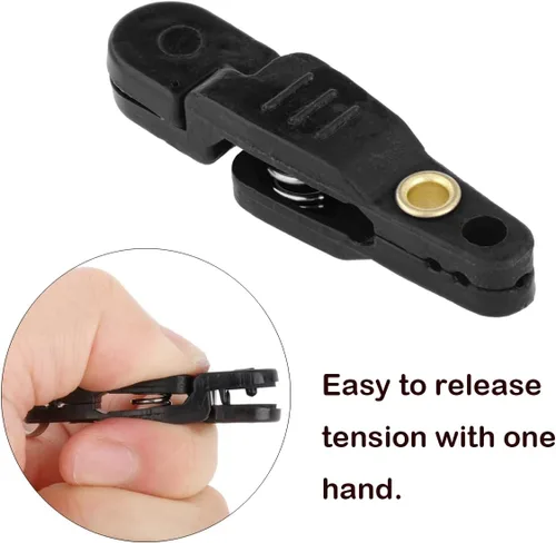 Miniatura 3 de 4 clips de liberación a presión de tensión pesada, clip de línea de plomo con llavero para tablero de cepillado de peso, cometas Downrigger Trolling