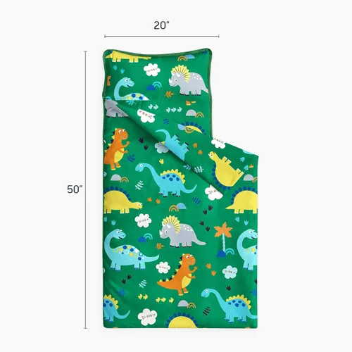 Miniatura 2 de Wake In Cloud - Tapete para siesta para niños pequeños con almohada y manta, tela 100% algodón, para niños de 3 años más en guardería, jardín