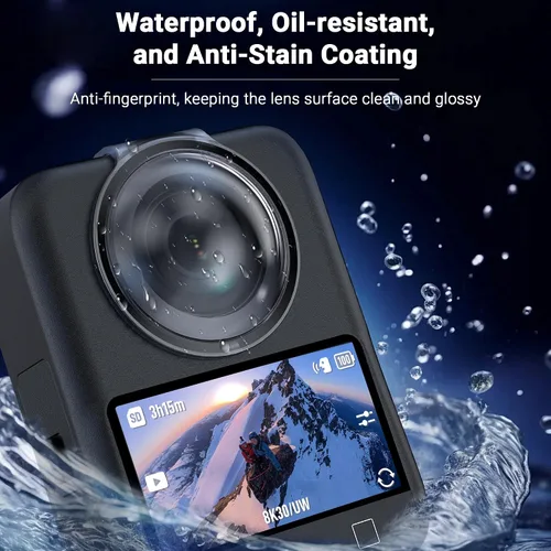 Miniatura 5 de CYNOVA Osmo 360 Protector de lente para accesorios DJI Osmo 360 – Funda protectora de PC con 95% de transmisión de luz, antiarañazos y a prueba