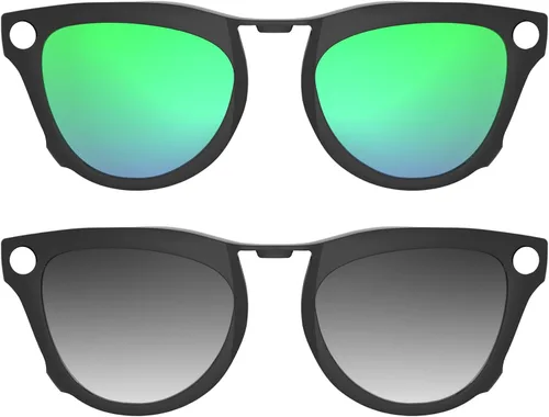 Miniatura 12 de HIBLOKS 4 clips polarizados para Ray-Ban Meta Skyler y Gen 2 (RW4010/RW4014 52-20), clips de decoloración de marco negro para RayBan Skyler protegen