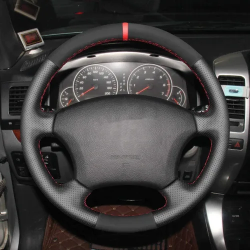 Miniatura 2 de Funda de Volante de Cuero Genuino de Ajuste Personalizado para Lexus LX450 1996 1997 / LX470 1998-2002 / Toyota Land Cruiser 1995 1996 1997 1998