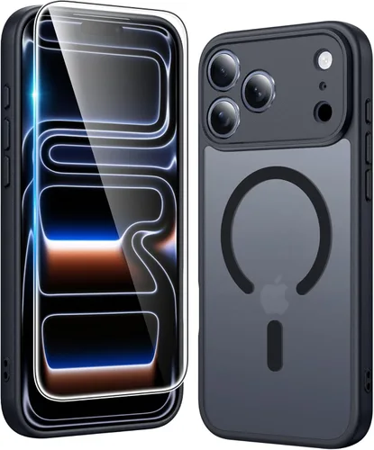 Miniatura 1739 de FNTCASE Funda para iPhone 13 Pro-Max: Fundas magnéticas transparentes compatibles con Magsafe Slim anti amarillamiento protección contra caídas