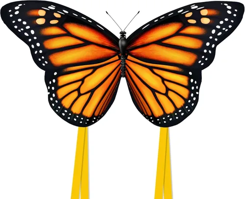 Miniatura 9 de Mariposa enorme cometa para niños y adultos, cuerda de una sola línea con cola fácil de volar para viajes a la playa, parque, juegos y actividades