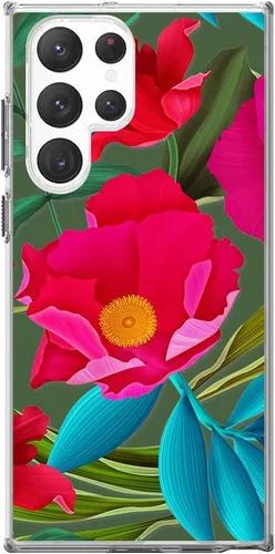 Miniatura 4 de Blingy's Funda para Samsung Galaxy S23 Ultra, divertido diseño escénico de playa, pintura del océano, arte de naturaleza, paisaje, funda protectora