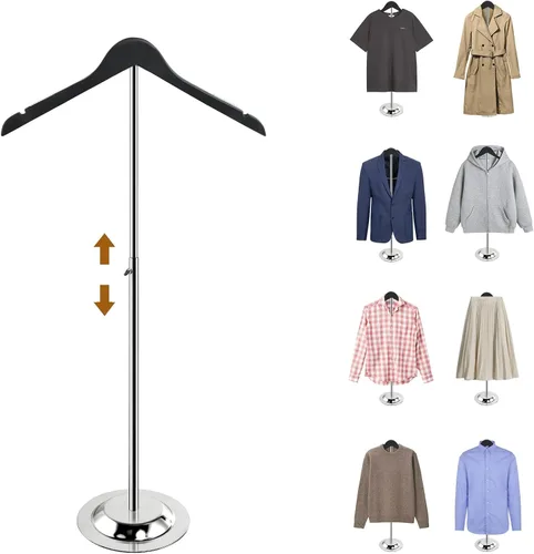 Soporte de exhibición de camisa ajustable, soporte de exhibición de camisetas de 20-35 pulgadas de altura para vendedores, exhibición de maniquí de