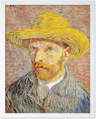 Miniatura 8 de Poster Master Póster clásico de Van Gogh, impresión impresionista vintage, regalo para artista, pintor, autorretrato, sombrero de paja, dibujo