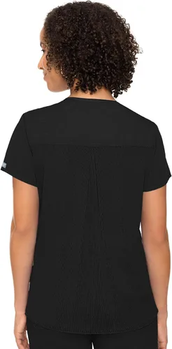 Miniatura 2 de Med Couture Touch - Camiseta de punto con cuello en V para mujer