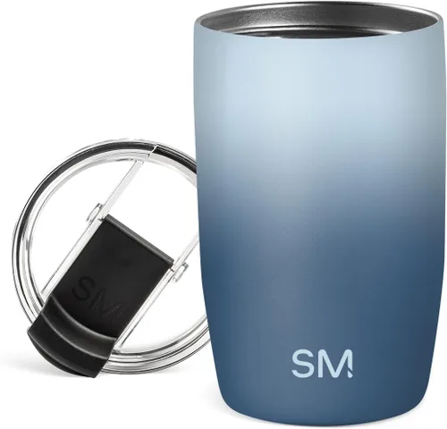 Miniatura 29 de Simple Modern Taza de Café de Viaje Tumbler con Tapa Abatible Reutilizable Aislada de Acero Inoxidable Taza de Café Frío Preparado en Frío Café